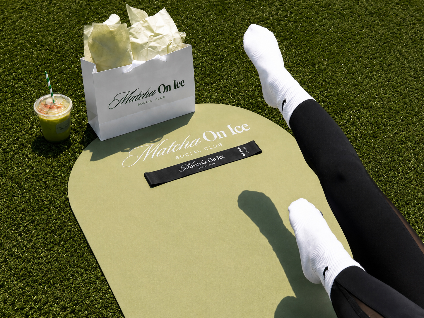 Matcha On Ice Wellness Mat